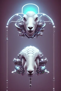 sheep brain cyborg, matrix style