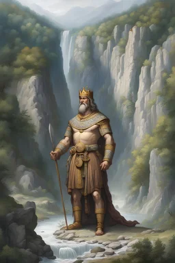 Decebalus the king of the Dacian tribes