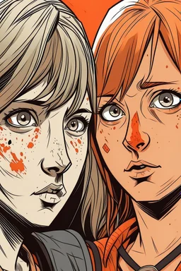 yakın 2 kız arkadaş The walking death tarzı 2D