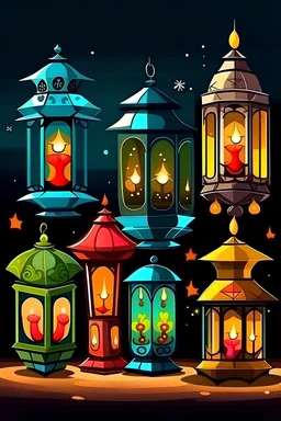 فوانيس رمضان كارتون