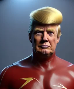 Donald trump wrestling fighter, naked torso, color breeches, retro style, 80s, hot ambient, photo studio, red, gold, vibrant color, gradient, highly detailed, art stations, concept art, smooth, unreal engine 5, god rays, ray tracing, RTX, lumen lighting, ultra detail, volumetric lighting, 3d, finely drawn, high definition, high resolution.