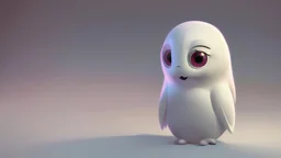 pixar style, cute ghost with adorable eyes, friendly, cinematic lighting