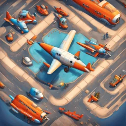 planes 2d top down