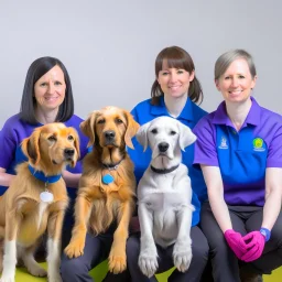 dogdaycare 4person group photo staff not showing hands