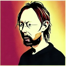 Thom Yorke, hayao Miyazaki style