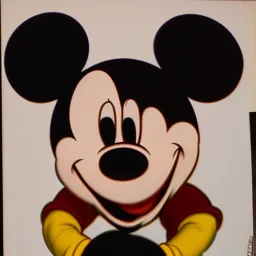 mickey mouse with four eyes by walt disney