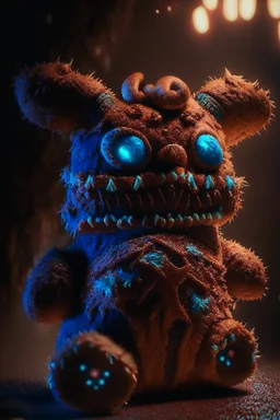 Stitch Gingerbread creature fused ,high detail , dramatic lighting dramatic, 4 k