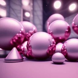 Light pink HD 4K Unreal Engine 5 bokeh