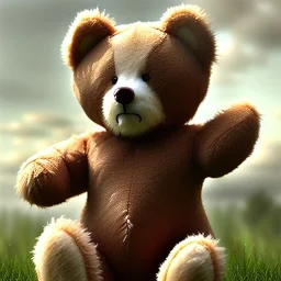 living realistic fantasy wild teddy bear