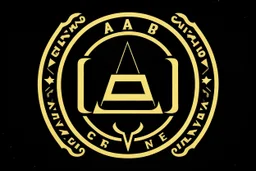 "A.C.A.B." logo, in the style of 1 color printed police union logo, all cops are bastards