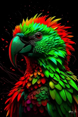 Create etherial,parrot