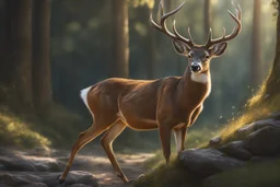 Shadow in 8k realistic anime e drawing style, close picture, Deer them, intricate details, highly detailed, high details, detailed portrait, masterpiece,ultra detailed, ultra quality