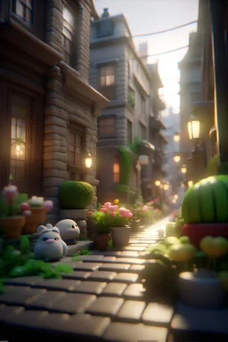 Cute Sniff through,What if feature unveiled hidden elements of city through your sense of smell? By utilizing scent-based technology or incorporating scented markers within the city, you could detect and follow scents to discover secret paths or uncover hidden rewards., unreal engine, cozy indoor lighting, artstation, high detailed, digital painting, cinematic, character design by mark ryden and pixar and hayao miyazaki, unreal 5, daz, hyperrealistic, octane render