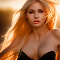 masterpiece, best quality, beautiful man, woman, blond flutter hair, highly detailed body, sun light, 4K, RAW, depth of field, high contrast, realistic details, 150mm