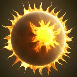 realistic sun