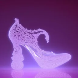 cinderellas crystal glass shoe ,magical, snow, sharp, ornate, elegant, highly detailed, transparent, artstation, concept art, smooth, sharp focus, illustration, 8k,intricate