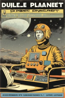 Classic Daniel Clowes cover to David Greenberger’s Duplex Planet Illustrated#15, published by Fantagraphics, January 1993.