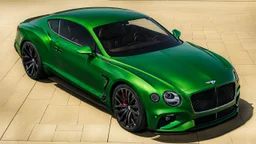 the third generation Bentley Continental GT by its overall design. The front bumper seems to be derived from the BMW M3 (F80) and BMW M4 (F82/F83), while the headlights were most likely taken from modern Porsches, such as the Porsche 991. The tail lights and rear chrome trim might be based on the Lagonda Taraf.