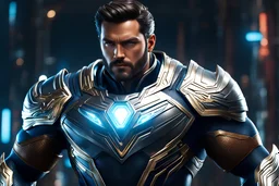 Omni-Man in 8k live action artstyle, dynamic pose, intricate details, highly detailed, high details, detailed portrait, masterpiece,ultra detailed, ultra quality