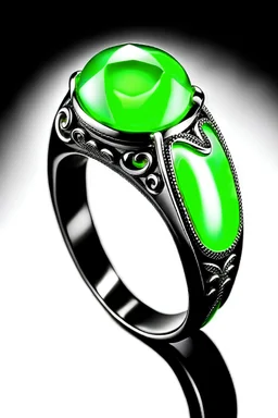 A fine jewelry ring inspired by jade