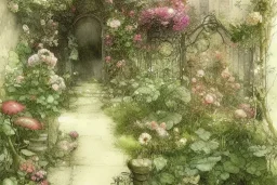 a beautiful secret garden, by jean-baptiste monge