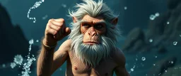 gandalf as an sea monkey boxer