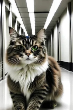 cat on the hospital