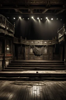 Picture of an old stage