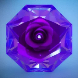 transparent crystal rose, unreal engine 5