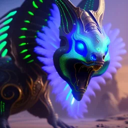 bioluminescent epic mammal alien, 8k resolution, dynamic lighting, ultra hyperdetailed, Unreal Engine 5, ultra colourful, very small details, realistic