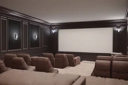 a dedicated home cinema room