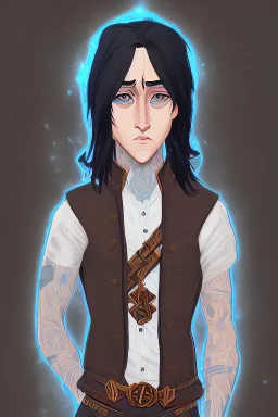 black hair freckles blue eyes young wizard beardsley