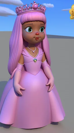 Introduction to Princess Penelope, cartoon,3D