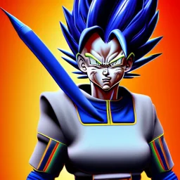 vegeta but a woman