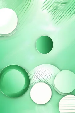 green gradient background in a modern style