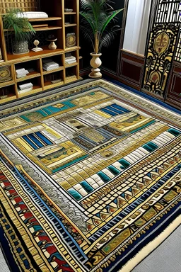 Three-dimensional Pharaonic carpet, high quality