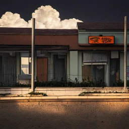 view from a car window. Alvazovsky