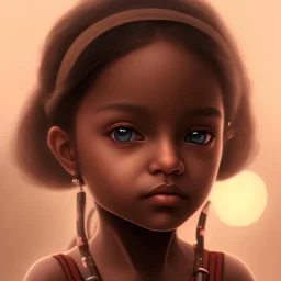 write a story about a little brown girl name micah brown eyes