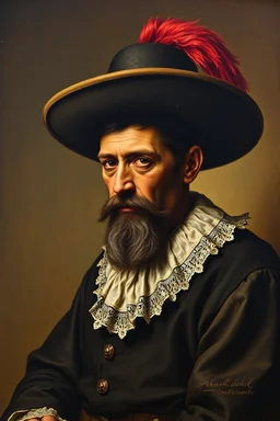 mexican hitler painted by Rembrandt