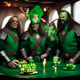 Klingons Celebrating St. Patrick's Day