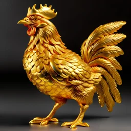 Gold chicken