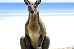 animal hybrid of "kangaroo" and "sea lion"