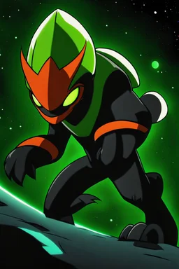 A new space creature from Ben 10 cartoon