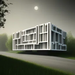 modernistic building, residential