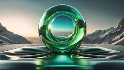 High-end, liquid Clifford torus, green blue glass 4th dimensional liquid space, awesome cinematic-quality photography, symmetrical Four-dimensional space (4D) infinity visuals, Vintage style with Octane Render 3D technology, hyperrealism photography, (UHD) with high-quality cinematic character render, Insanely detailed close-ups capturing beautiful complexity, hyperdetailed, intricate, 8k