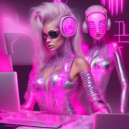 cyber party pink