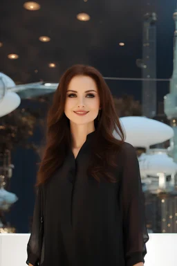 in the DUBAI in an oriental dress