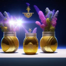 A complete world in a jar floating, super high resolution, professional photograph, in focus, beautiful detail, professional digital art, stunning 4k, volumetric light, Award-winning photograph, photography