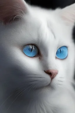 white cat blue eyes