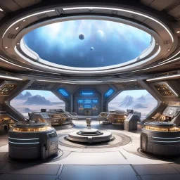 [high res photo by Jean-Claude Mézières] the Valérian and Laureline's favorite Spaceport Cantina in Syrte-la-Magnifique